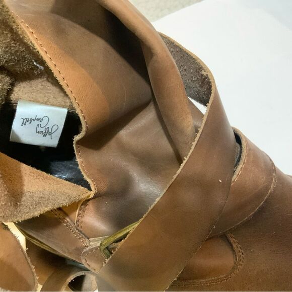 Jeffrey Campbell Brit Wrap Straps Moto Boots Size 8 - Picture 9 of 16